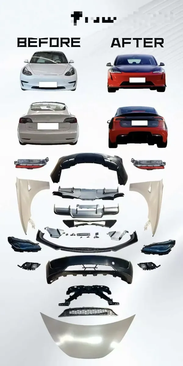 煥新 Model 3 老改新套件原廠件